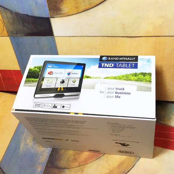 Rand McNally TNDT80 Tablet 80 GPS Built-in Dash Cam Lifetime Maps Live Traffic - Picture 3 of 8